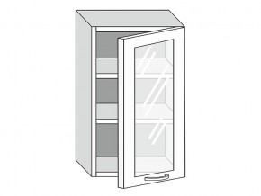 19.50.3 Шкаф настенный (h=913) на 500мм с 1-ой стекл. дверцей в Камышлове - kamyshlov.magazin-mebel74.ru | фото