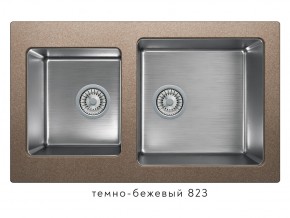 Мойка комбинированная Tolero twist TTS-840 Темно-бежевый 823 в Камышлове - kamyshlov.magazin-mebel74.ru | фото