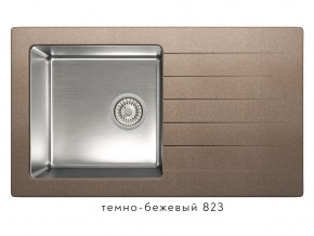 Мойка комбинированная Tolero twist TTS-860 Темно-бежевый 82 в Камышлове - kamyshlov.magazin-mebel74.ru | фото