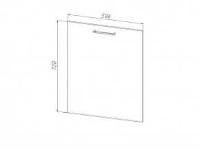 П 60 Комплект для посудомоечной машины 600 мм (цоколь + фасад) ЛДСП в Камышлове - kamyshlov.magazin-mebel74.ru | фото