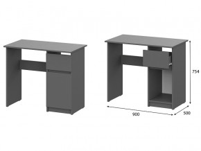 Стол письменный 900 Денвер Графит серый в Камышлове - kamyshlov.magazin-mebel74.ru | фото